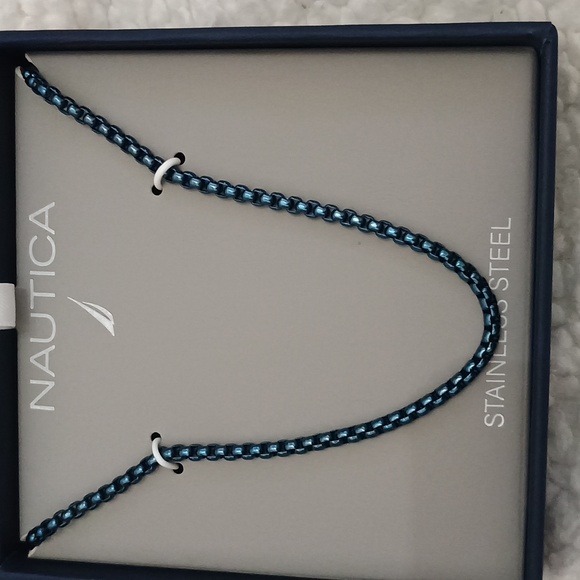 Nautica Stainless Steel Blue Chain - Picture 2 of 2